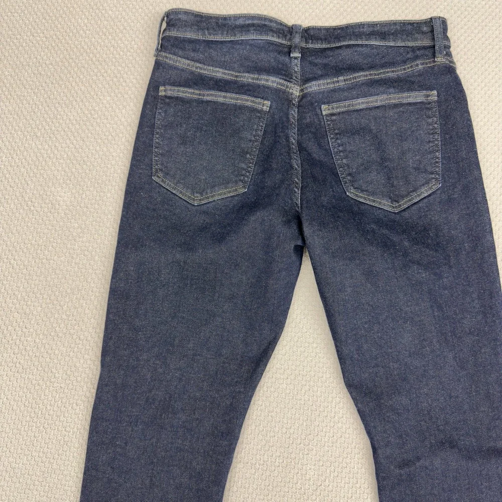 Uniqlo Jeans Mens 32x34 Dark Wash Indigo Slim Stretch Denim Pants Casual